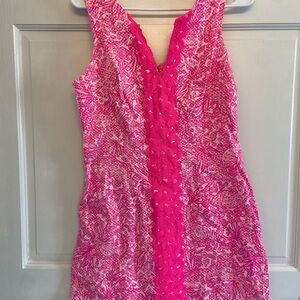 Lilly Pulitzer Fuchsia Textured Dress